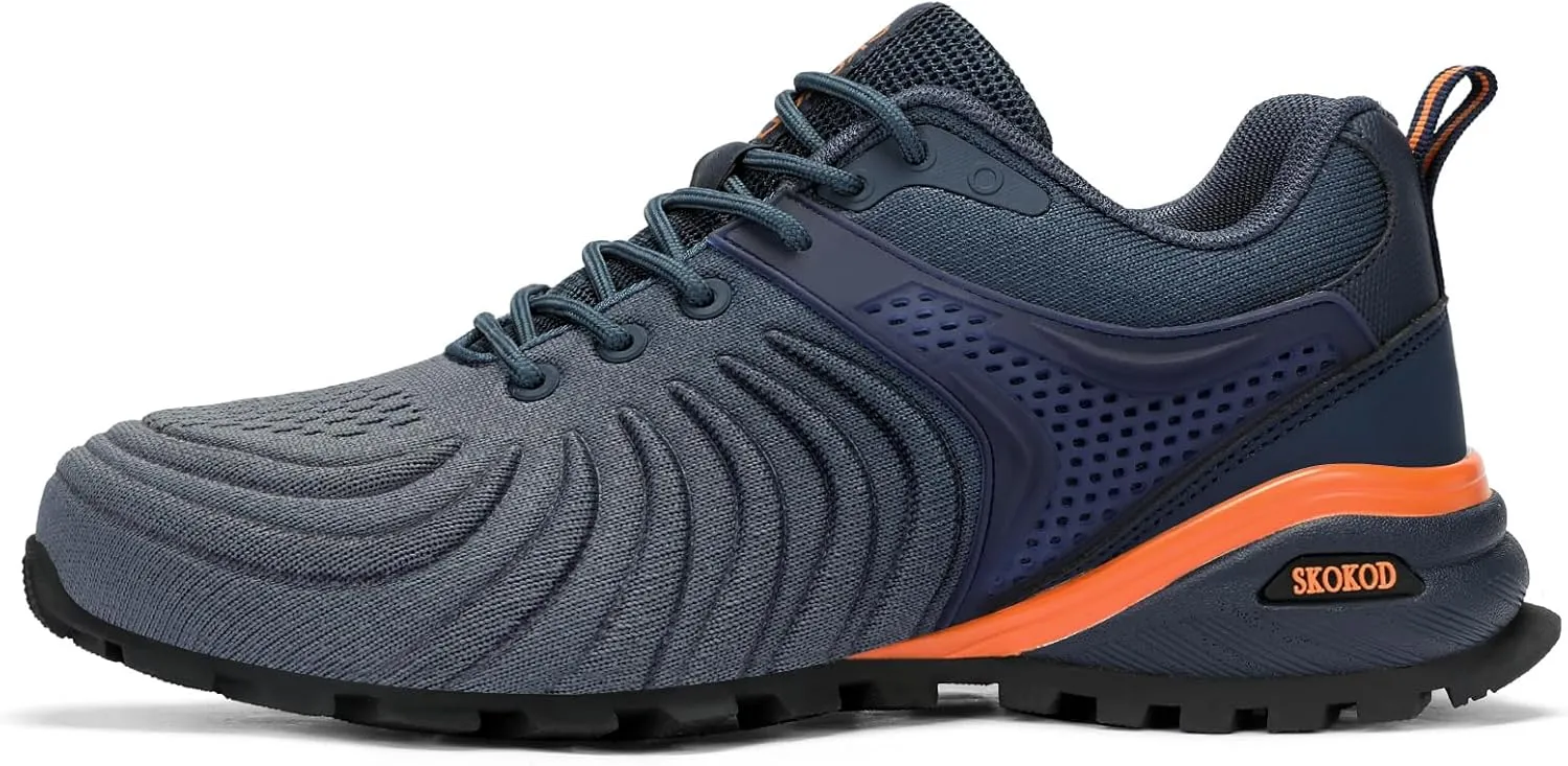 Men's Steel Toe Shoes Composite Safety Sneakers Work Casual Fashion Shoes Comfortable Puncture Proof Indestructible