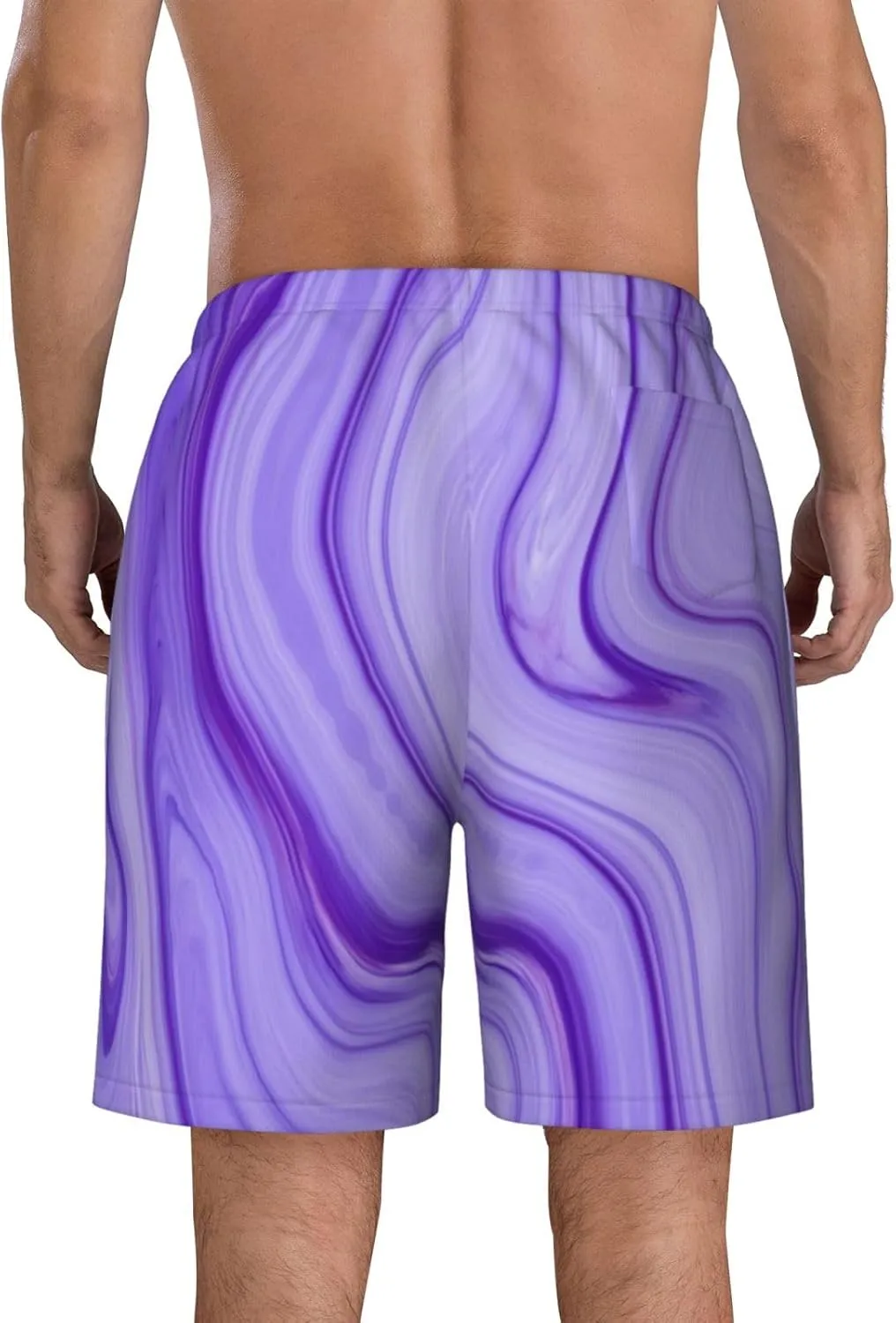 Mens Swim Trunks with Mesh Lining,Quick Dry Swimsuit Board Shorts Beach Pants Swimwear Bathing Suits