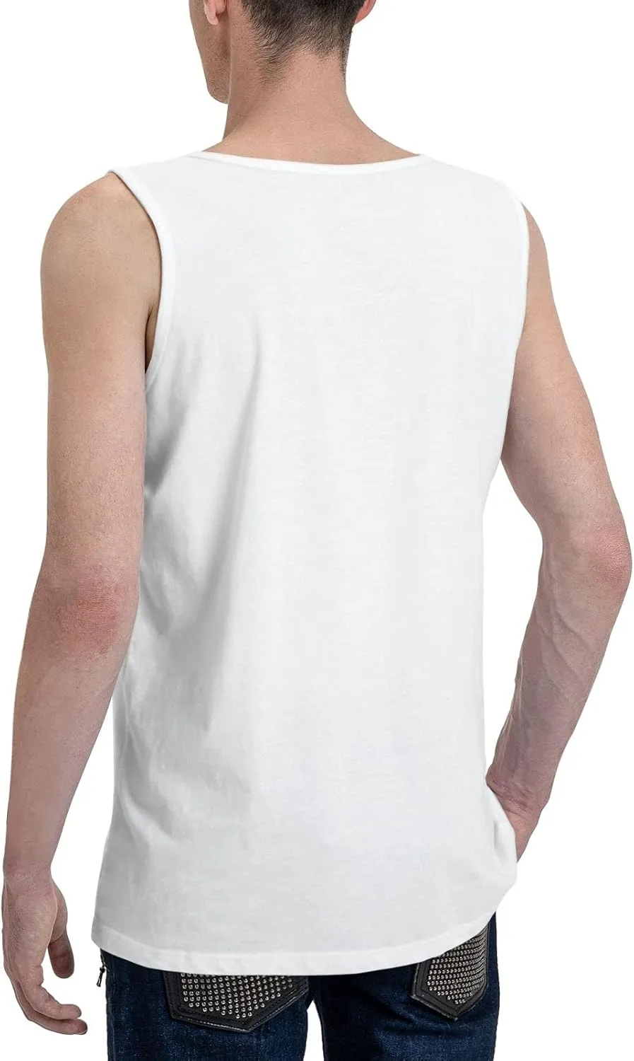 Men's Tank Top Sleeveless Tees Molecule Sprout Quick Dry Sport Shirts Muscle Workout Gym Beach T-Shirts