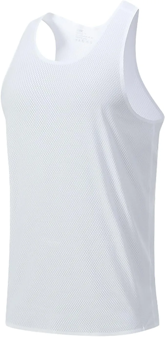 Mens Tank Top Soft Sleeveless Performance Boxing Moisture Wicking Muscle Tees Workout Running Athletic Quick Dry Tops
