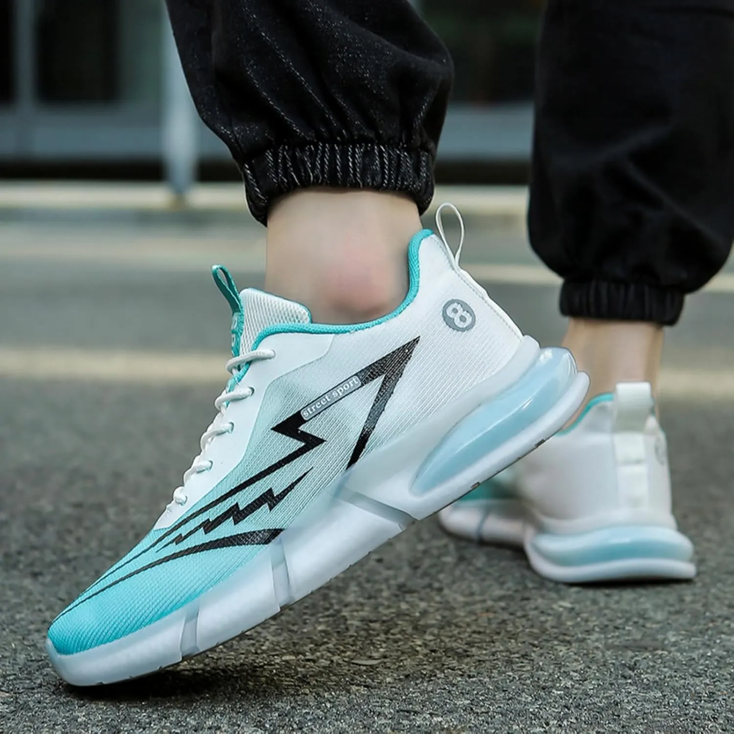 Men's Ultra - Lightweight Stylish Breathable Mesh Sneakers - Comfortable Walking Shoes, Trendy Running Shoes, Suitable for Daily Wear, Sports and Fitness