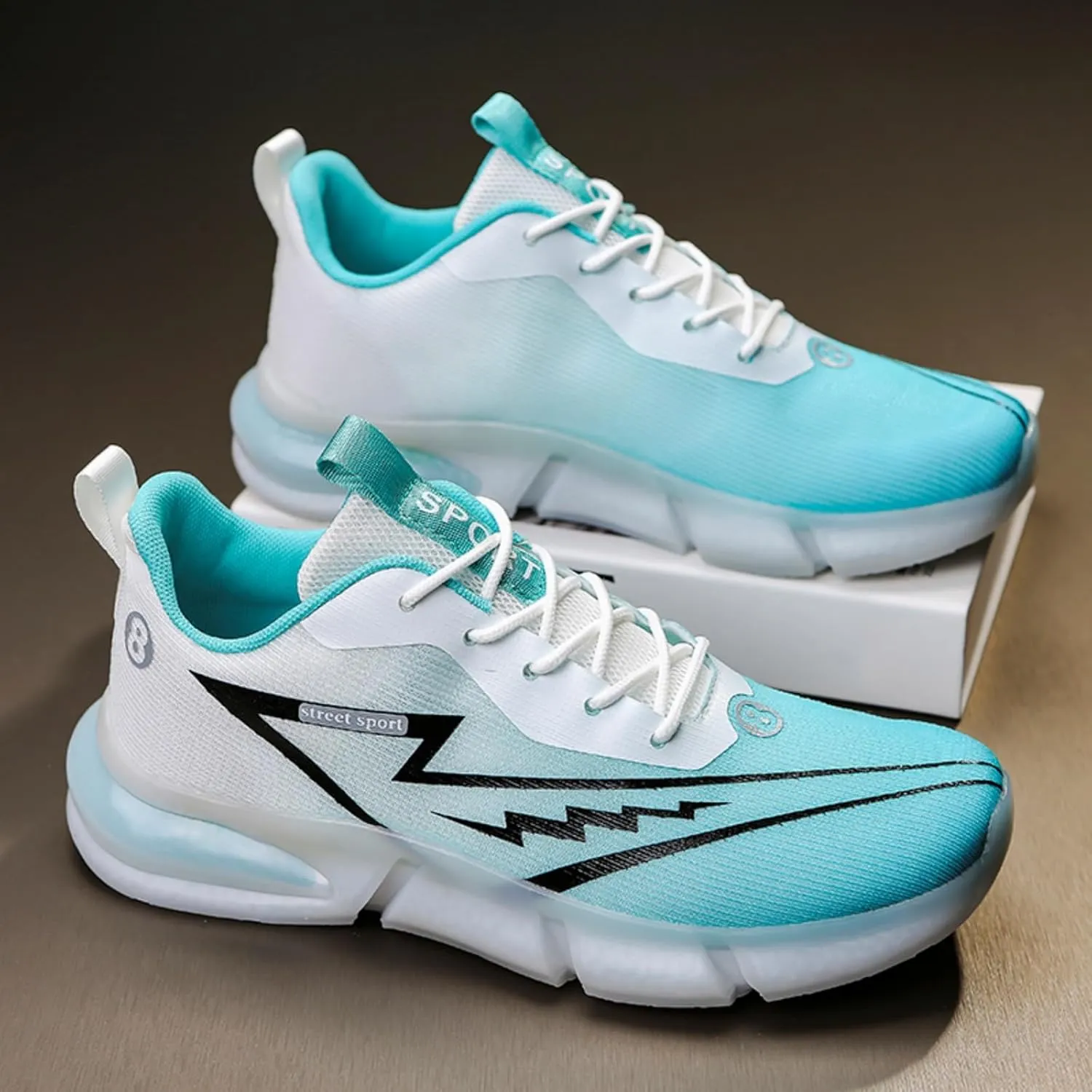 Men's Ultra - Lightweight Stylish Breathable Mesh Sneakers - Comfortable Walking Shoes, Trendy Running Shoes, Suitable for Daily Wear, Sports and Fitness