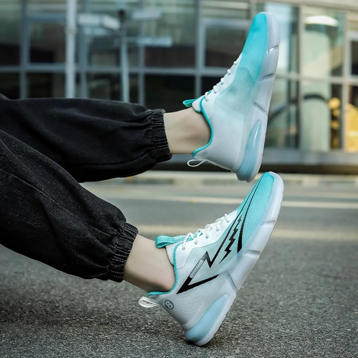 Men's Ultra - Lightweight Stylish Breathable Mesh Sneakers - Comfortable Walking Shoes, Trendy Running Shoes, Suitable for Daily Wear, Sports and Fitness