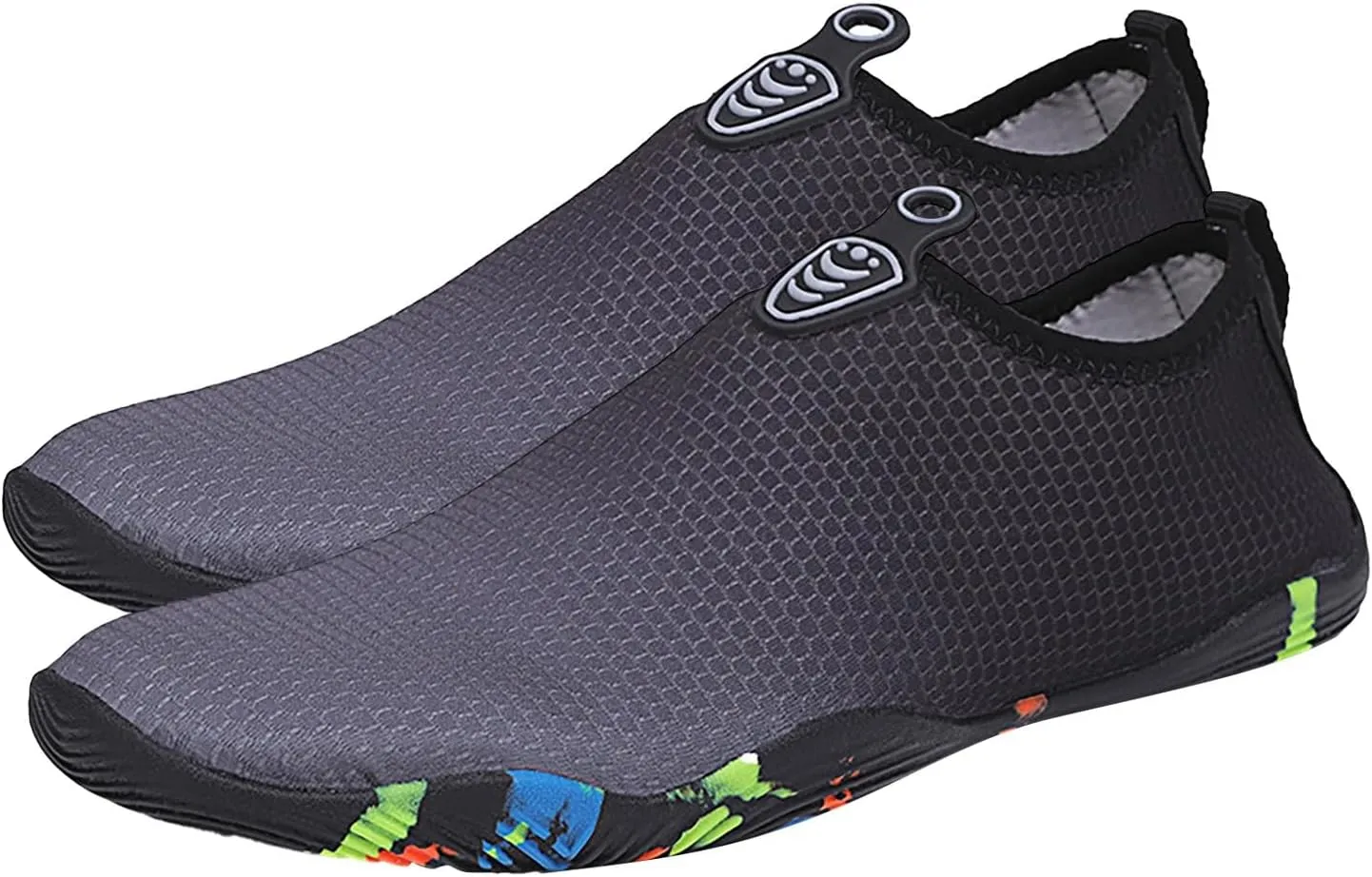 Mens Water Shoes Wide Width Breathable Barefoot Shoes Wide Feet Beach Sports Quick Dry for Boating Fishing Diving Surfing