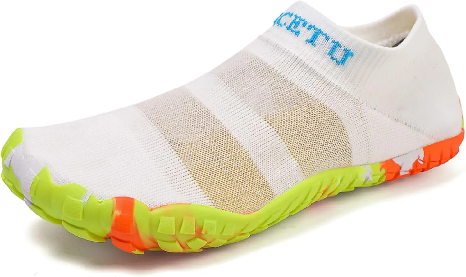 Men's Women's Slip On Water Shoes Quick Dry Barefoot Lightweight Aqua Shoes Beach Swim Pool Hiking Wading Surfing Sport Sneakers with Breathable Mesh Knit Non Slip Indoor Yoga Fitness Boxing