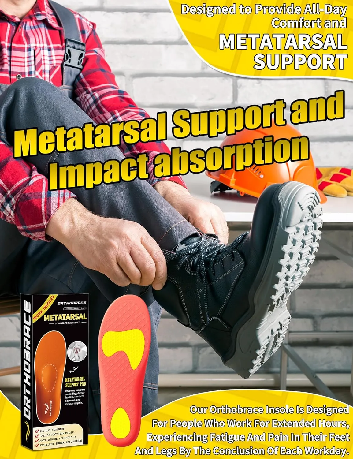 Metatarsal Insoles, Plantar Fasciitis High Arch Support Insoles,Morton's Neuroma,Metatarsal Pads Mens Womens,Foot Pain Relief, Anti-Fatigue Orthotic Shoe Inserts for Metatarsalgia-XS