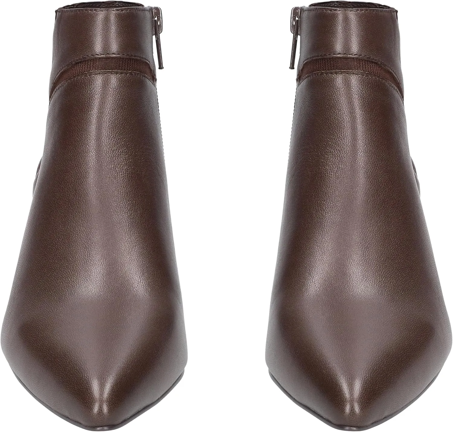MOOMMO Women Low Kitten Heel Suede Ankle Boots Bow Pointed Closed Toe Zipper Chelsea Boots 2" Heels Buckle Strap Faux Suede Boot Zip Up Short Dress Booties Fall Office Wedding Comfy Cute 4-11 M US