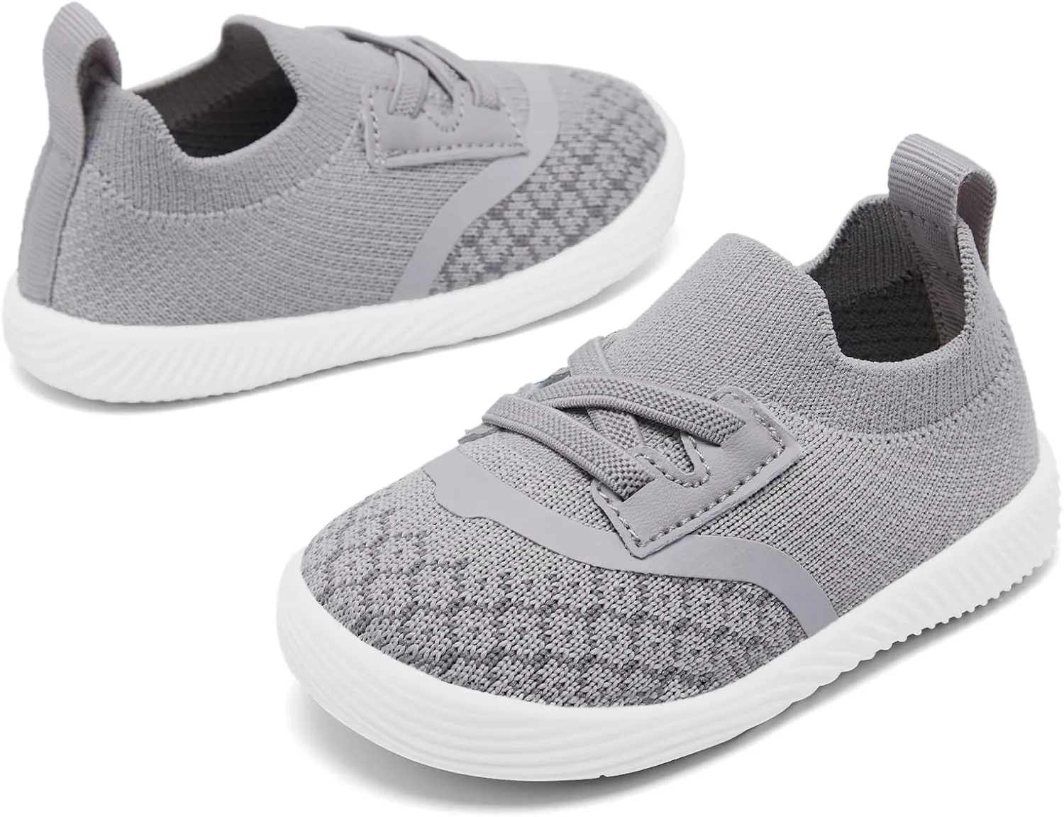 MORENDL Toddler Slip On Sneakers Baby Walking Shoes Non-Slip Breathable Boys & Girls Tennis Shoes Infant Running Shoes