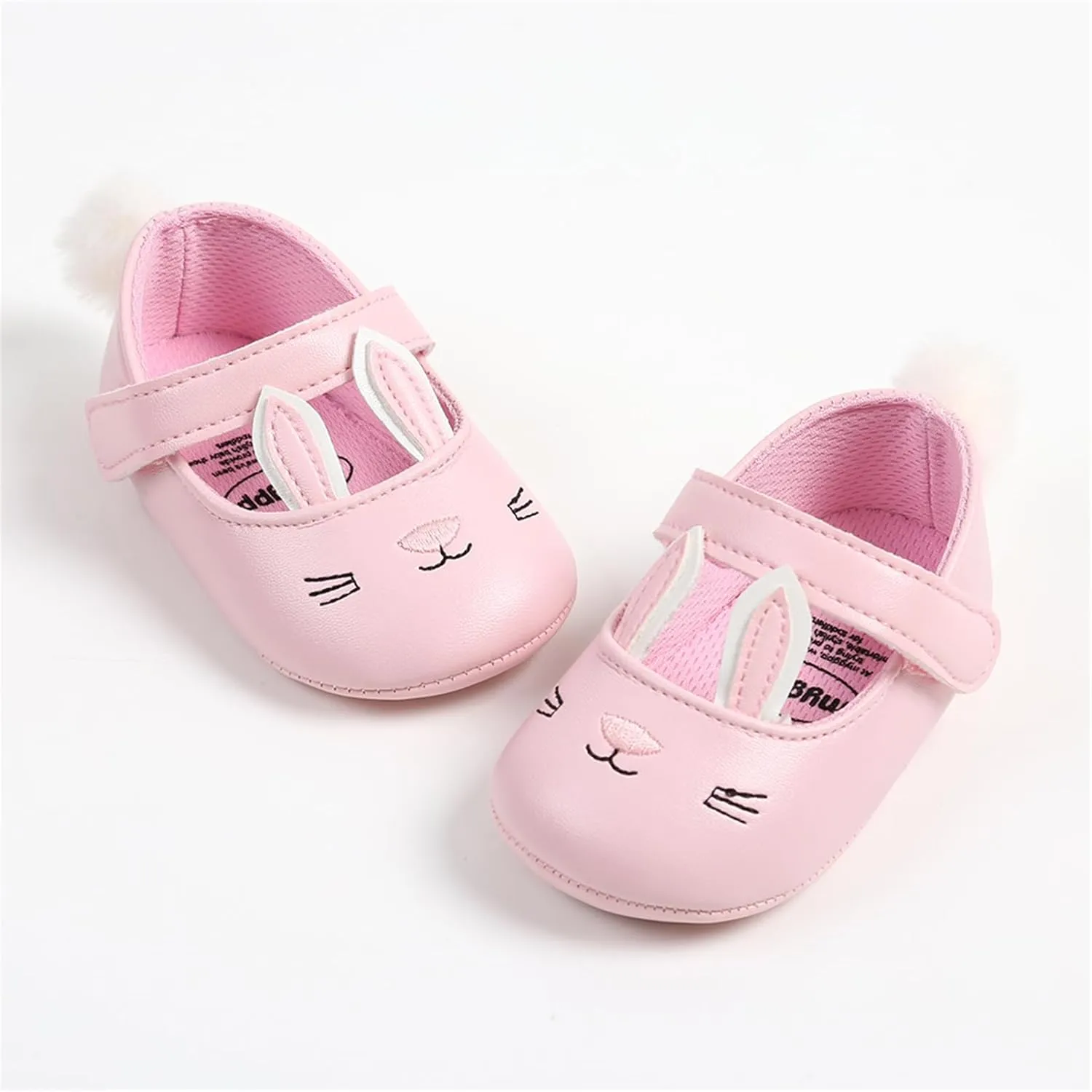 myppgg Baby Girls Mary Jane Flats Sparkly Bowknot Princess Dress Crib Shoes Non-Slip for Toddler First Walkers