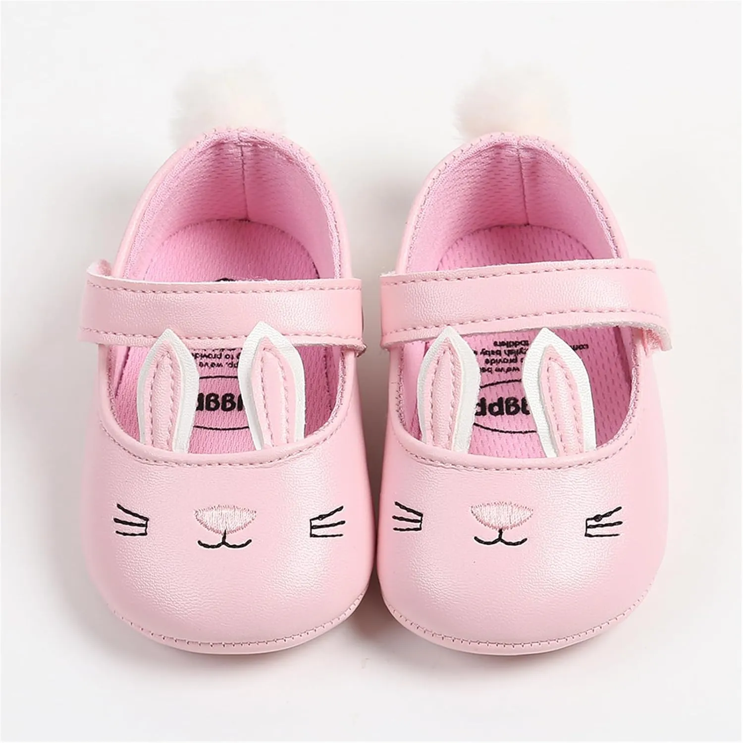 myppgg Baby Girls Mary Jane Flats Sparkly Bowknot Princess Dress Crib Shoes Non-Slip for Toddler First Walkers