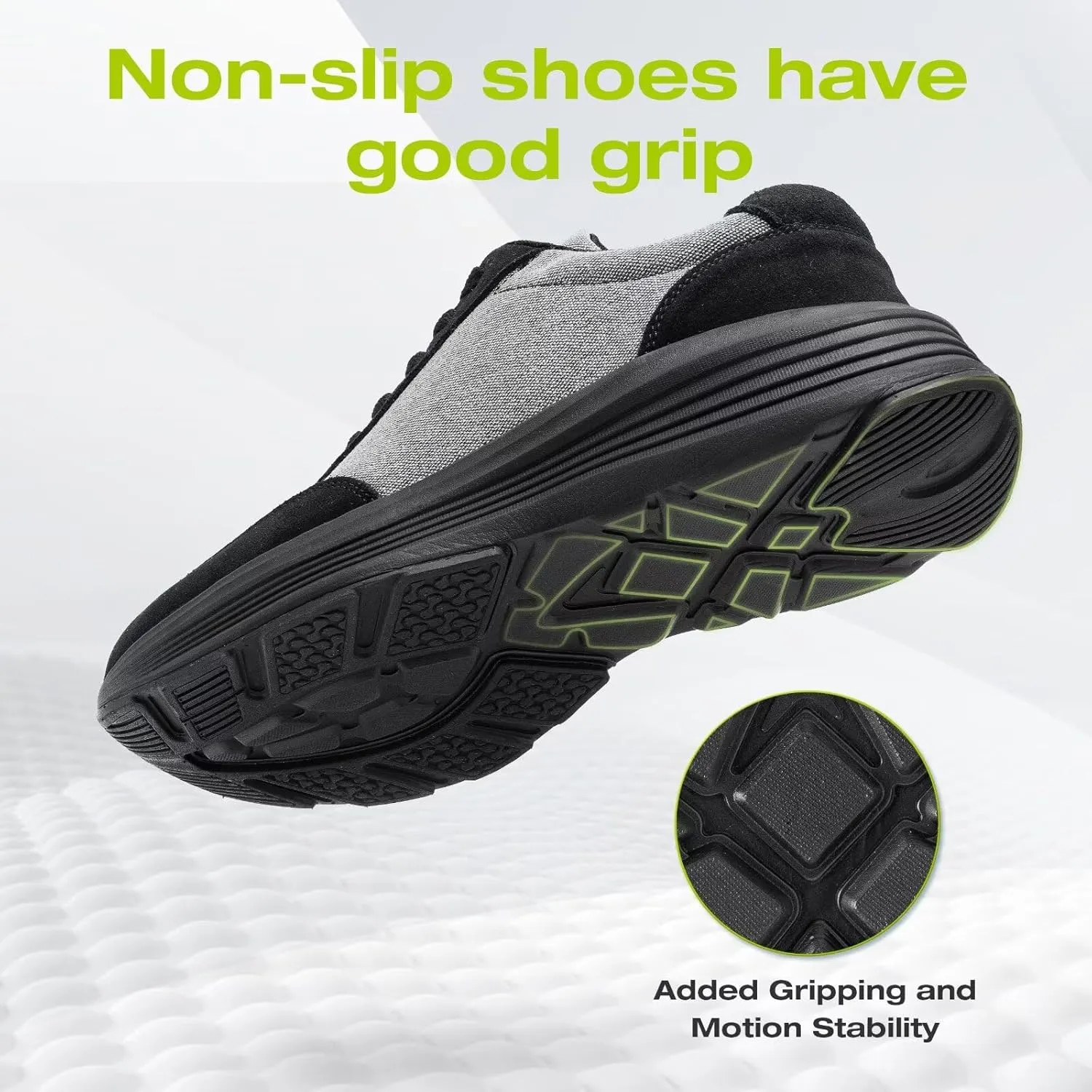 OrthoComfoot Men's Orthopedic Fashion Sneakers: Comfortable Casual Arch Support Walking Shoes for Plantar Fasciitis and Flat Feet, Orthotic Tennis Work Shoes for Foot and Heel Pain