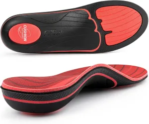 PCSsole Plantar Fasciitis Insoles Men Women- 220 lbs Heavy Duty High Arch Support Inserts with Comfort Cushion Orthotic Pain Relief Insoles for Flat Feet - Arch Pain - Heel Pain -Work Boot Shoe Insole