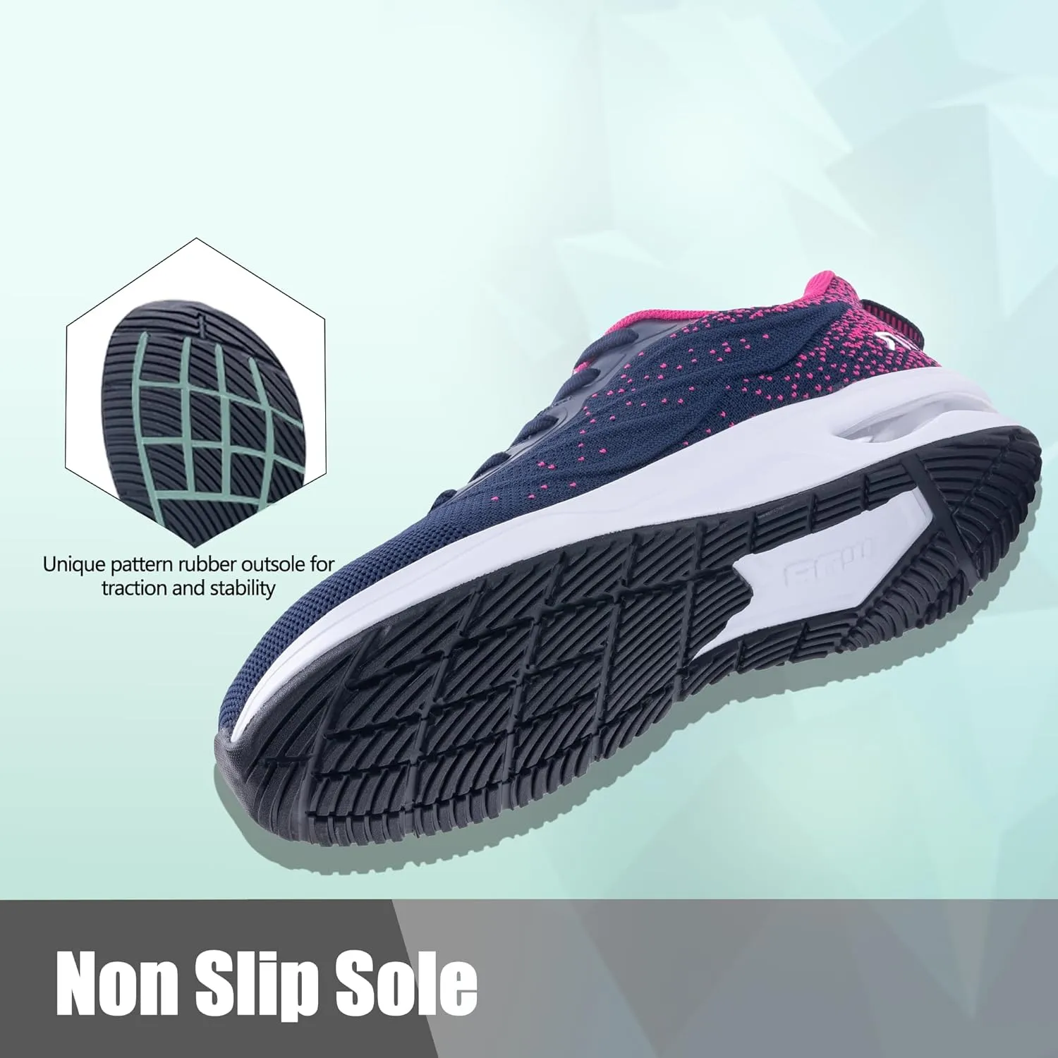 PERSOUL Wide Toe Box Shoes Women Air Running Shoes Arch Support Tennis Athletic Sneakers for Walking Gym Plantar Fasciitis Size 6-11