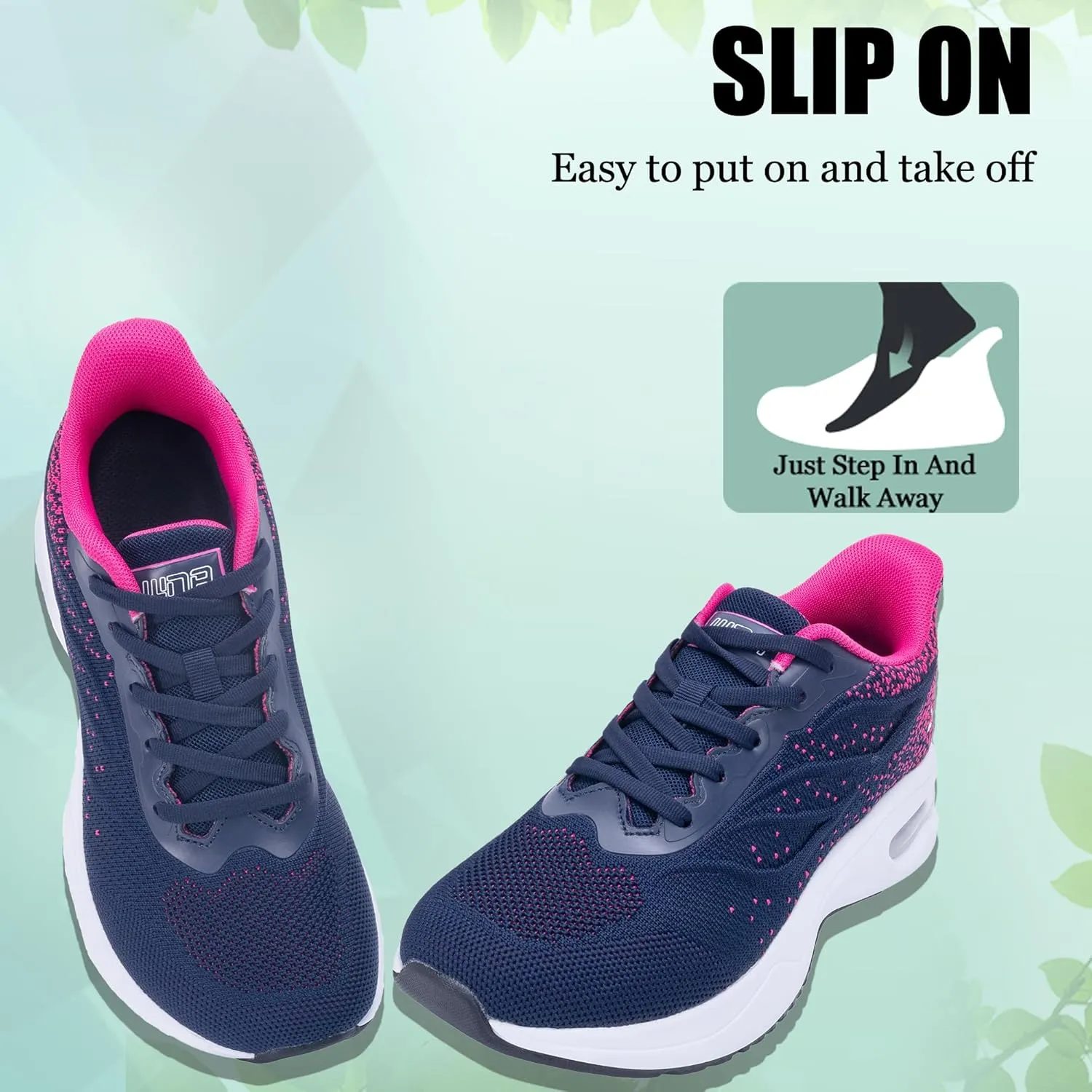 PERSOUL Wide Toe Box Shoes Women Air Running Shoes Arch Support Tennis Athletic Sneakers for Walking Gym Plantar Fasciitis Size 6-11