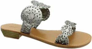 Pierre Dumas Women's Rosetta-4 Slip-On Woven Sandals
