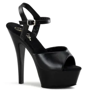Pleaser Kiss-209-Black-Size 5-Clearance