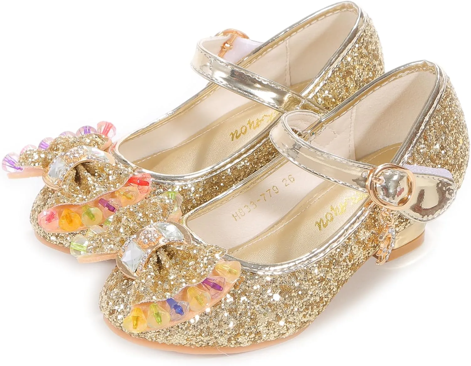 Princess Shoes for Girls, Toddler Dress Shoes with Sparkle - Comfortable & Stylish (Size 2-13)