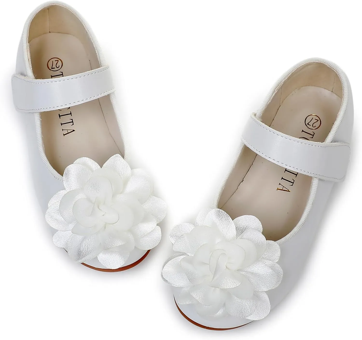 Rainbow Dress Shoes Girl's Glitter Princess Shoes Toddler Mary Jane Shoes Sparkly Party Ballet Flats in Casual Wearing Colorful Gift for Little Girls