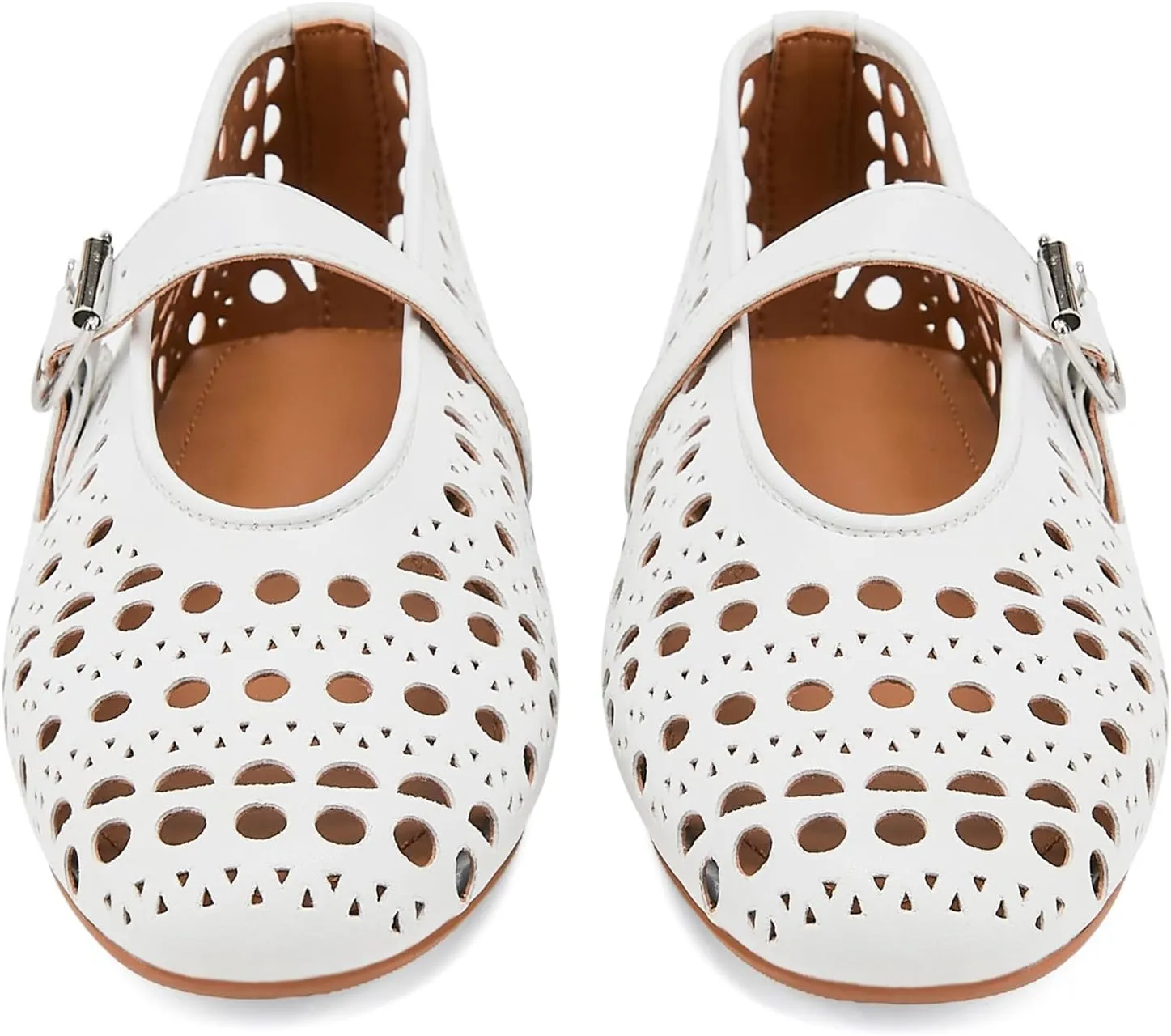 Rhinestone Ballet Flats for Women,Women's Sparkly Crystal-Embellished Ballerina Shoes Mesh Flats Fishnet Buckle Strap Mesh Ballet Flats Comfortable Round Toe Casual Dress Mary Jane Shoes