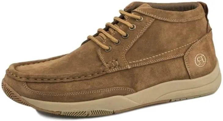 ROPER Mens Tan Leather Clear Cut 2 Ankle Boots 11 EE