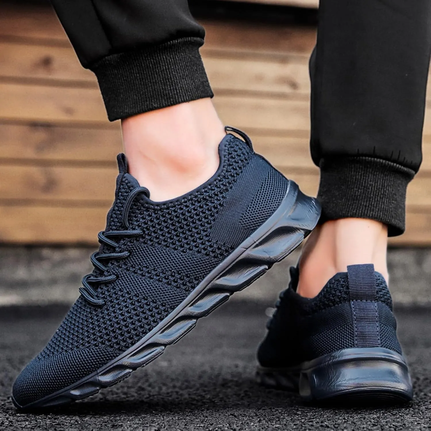 Running Shoes Mens Womens Walking Tennis Gym Sneakers Slip On Comfortable Lightweight Athletic Workout Casual Fashion Sports Shoes
