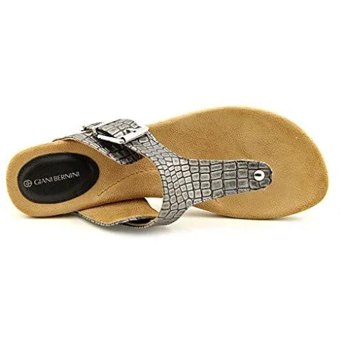 Ryanne Open Toe Casual Leather Slippers Pewter Size 55