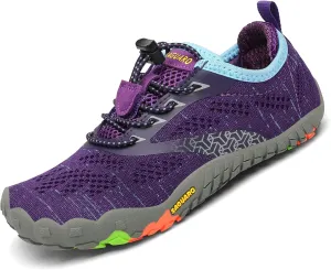 SAGUARO Kids' Barefoot Shoes Boys Girls Quick Dry Aqua Athletic Sneakers Lightweight Sport Footwear Toddler Water Shoes