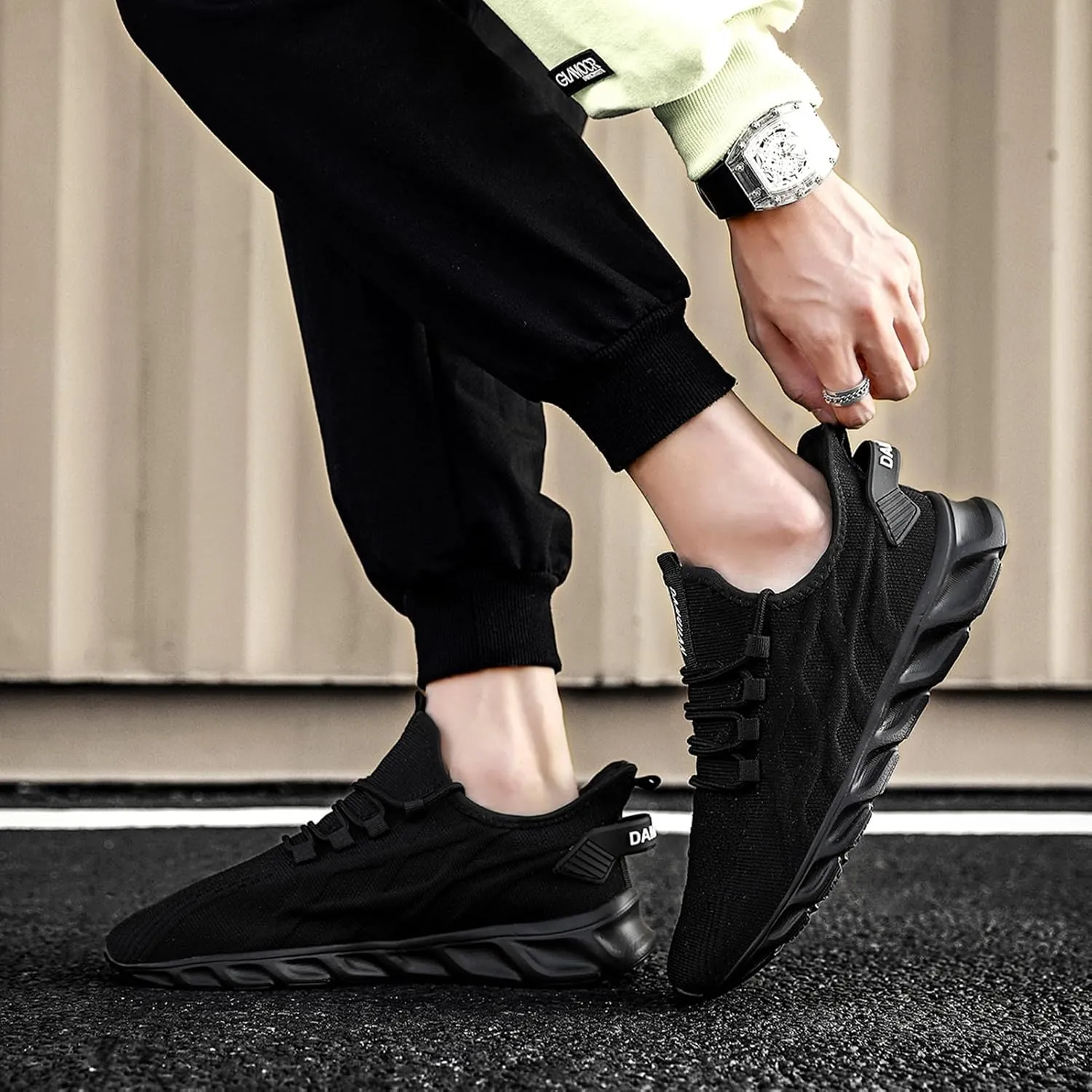 Sneakers for Men Running Casual Lightweight Tennis Walking Slip on Athletic Gym Workout Man Shoes Summer