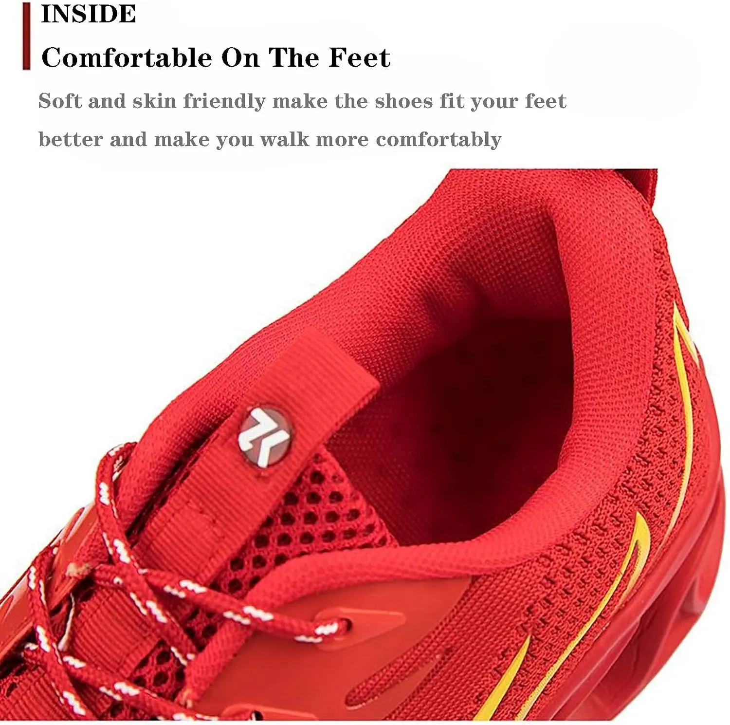 Softsfeel Women Relieve Foot Pain Perfect Walking Shoes Neuropathy Casual Fashion Sneakers Non Slip Orthopedic Slip On Running Shoes