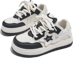 Star Shoes Walking Sneakers for Women Breathable Sporty Charm Y2K Aesthetic Cute Chunky Comfort Insole US 4-8
