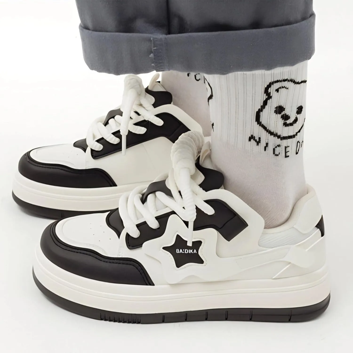 Star Shoes Walking Sneakers for Women Breathable Sporty Charm Y2K Aesthetic Cute Chunky Comfort Insole US 4-8