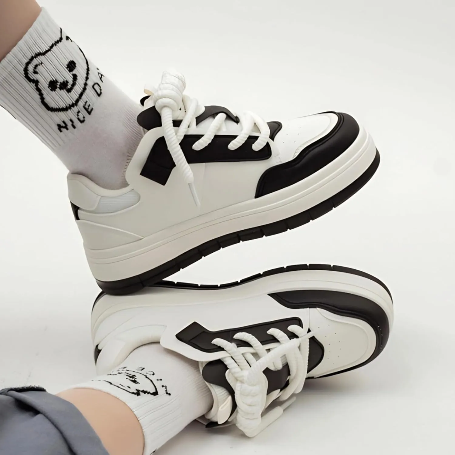 Star Shoes Walking Sneakers for Women Breathable Sporty Charm Y2K Aesthetic Cute Chunky Comfort Insole US 4-8