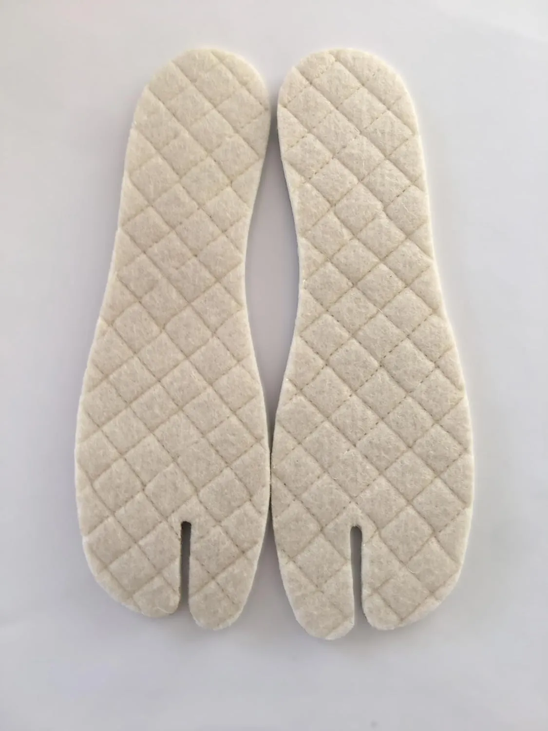 Tabi Wool Insoles for Split-Toe Jika Tabi Boots and Traditional Japanese Shoes (42EU)