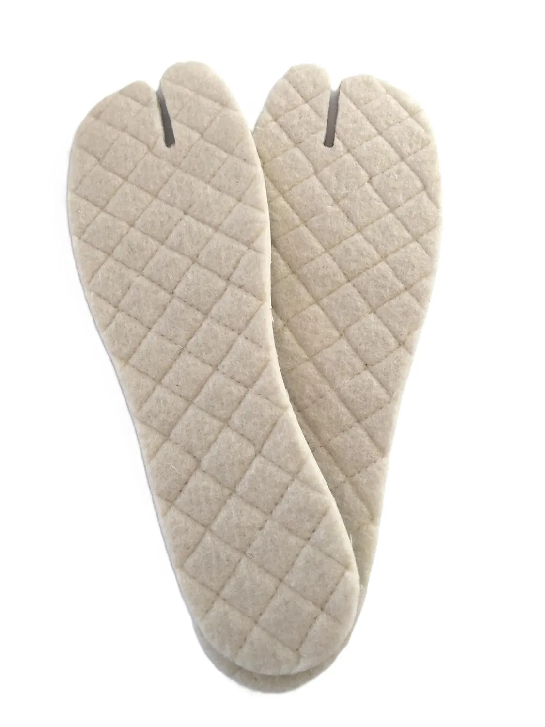 Tabi Wool Insoles for Split-Toe Jika Tabi Boots and Traditional Japanese Shoes (42EU)