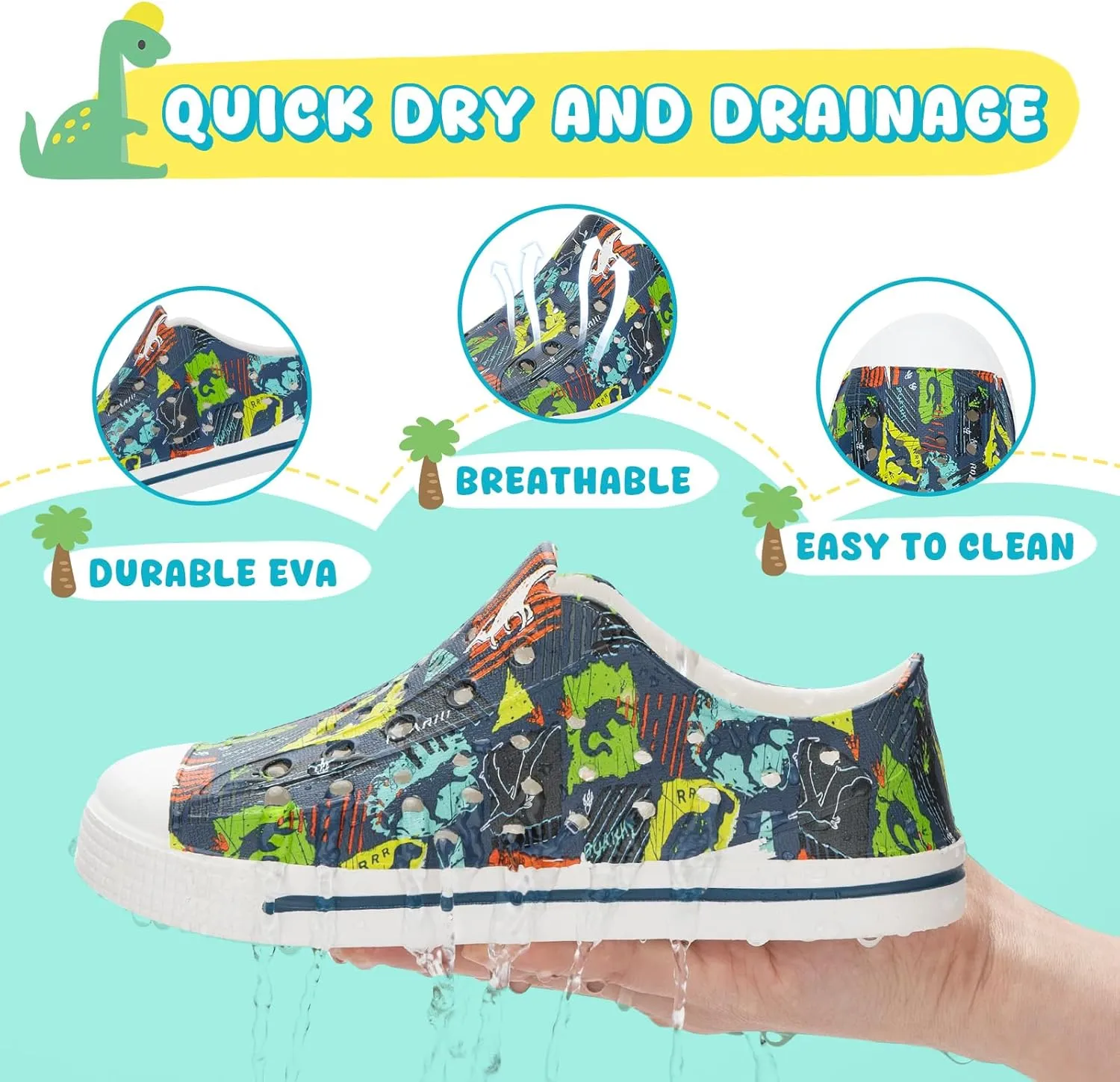 Toddler Sandals for Boys Girls Kids Summer Quick Dry Sneakers Pool Beach Swim Water Shoes for Children