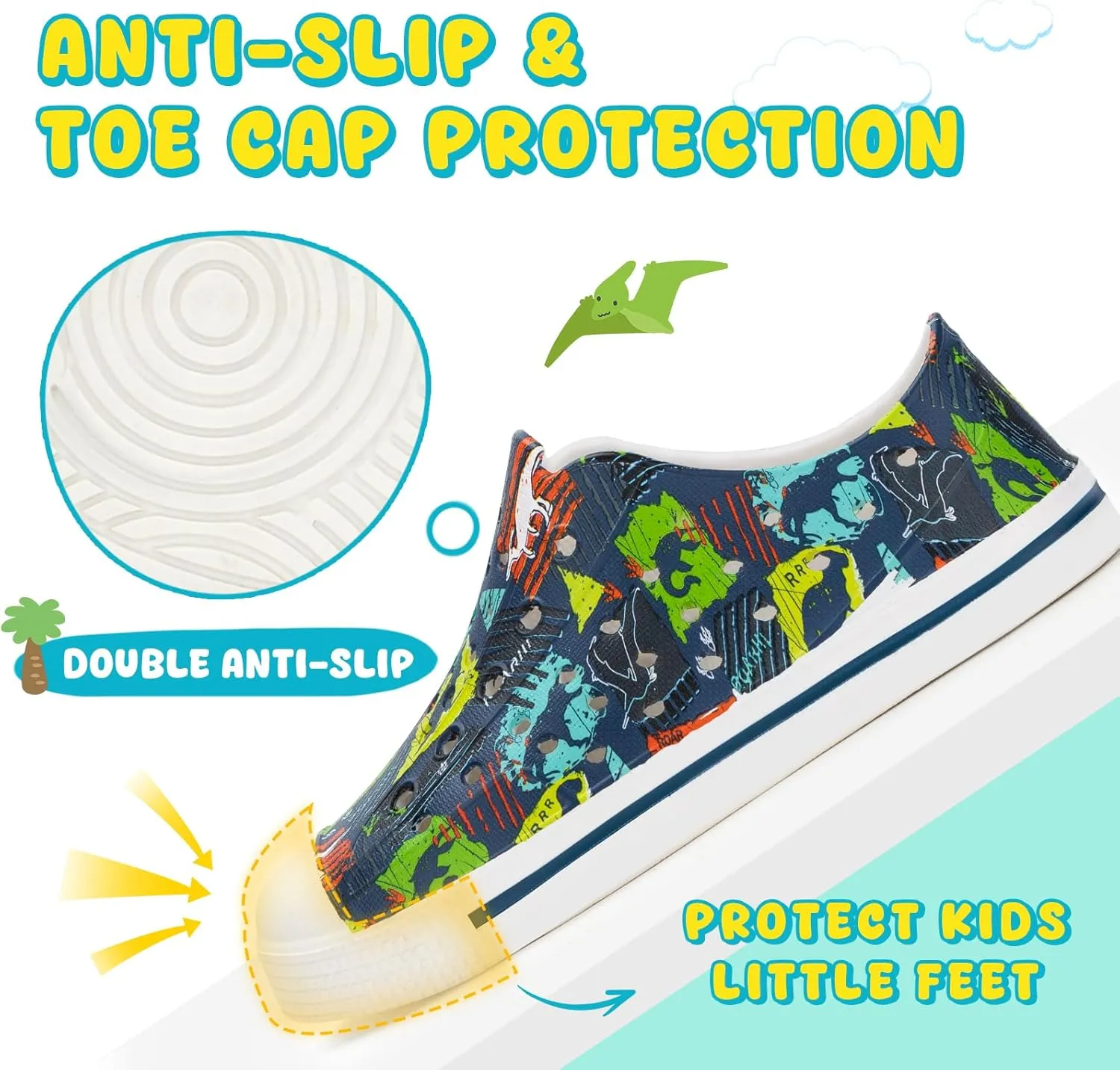 Toddler Sandals for Boys Girls Kids Summer Quick Dry Sneakers Pool Beach Swim Water Shoes for Children
