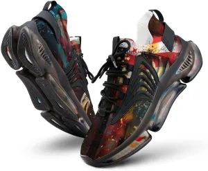 U.S. 4th of July Memorial Day Independence Day Men's Tennis Shoes Fashion Athletic Sneakers for Sport Walking Running Workout