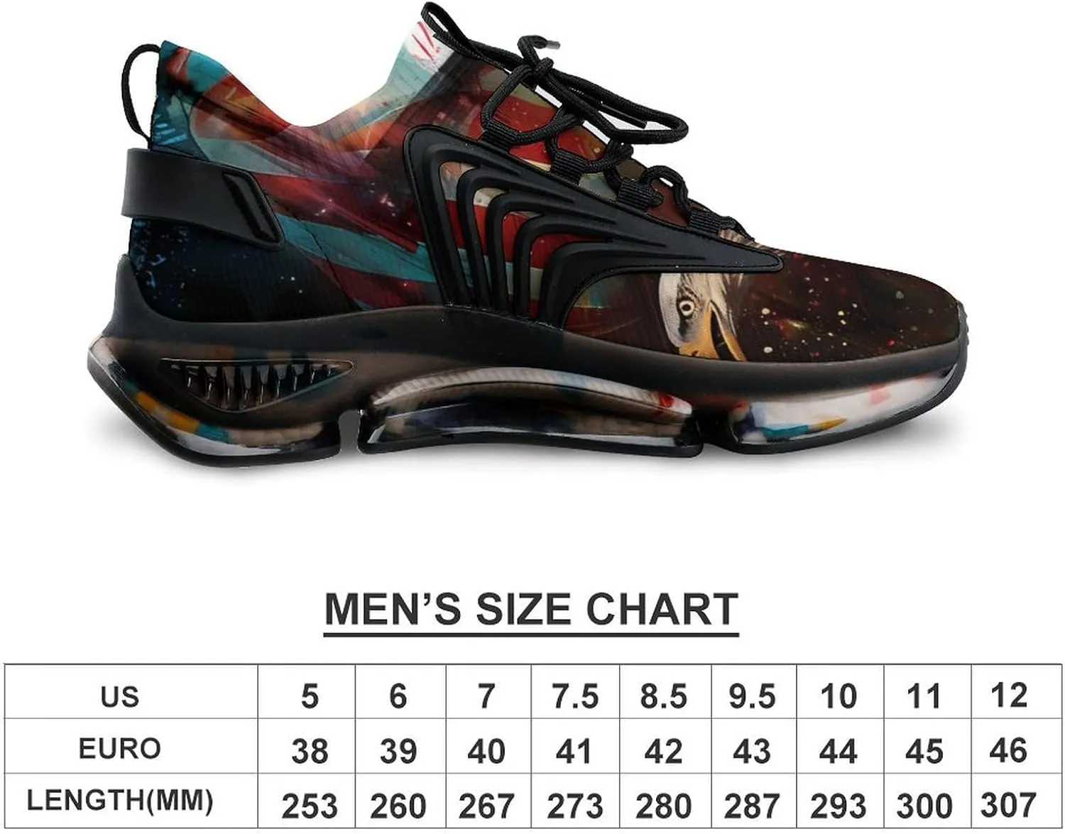 U.S. 4th of July Memorial Day Independence Day Men's Tennis Shoes Fashion Athletic Sneakers for Sport Walking Running Workout
