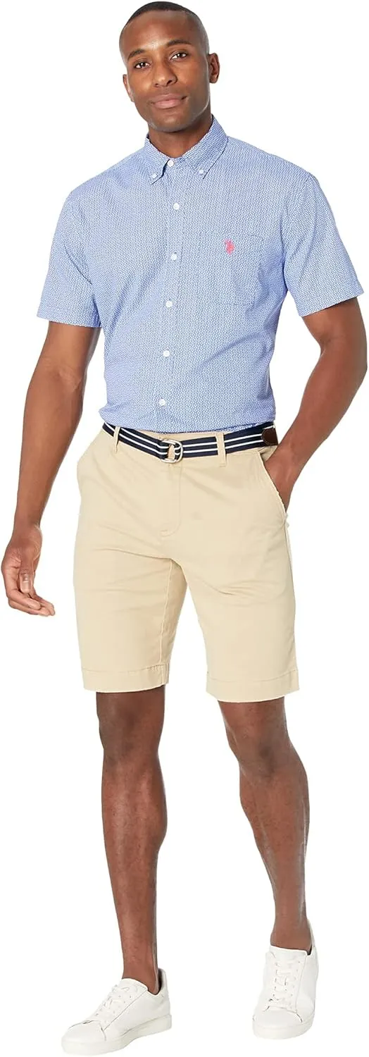 U.S. POLO ASSN. Belted Hartford Stripe Shorts
