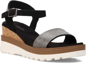 VANELi Womens Cedra Metallic Rhinestone Casual Sandals Casual Mid Heel 2-3" - Brown
