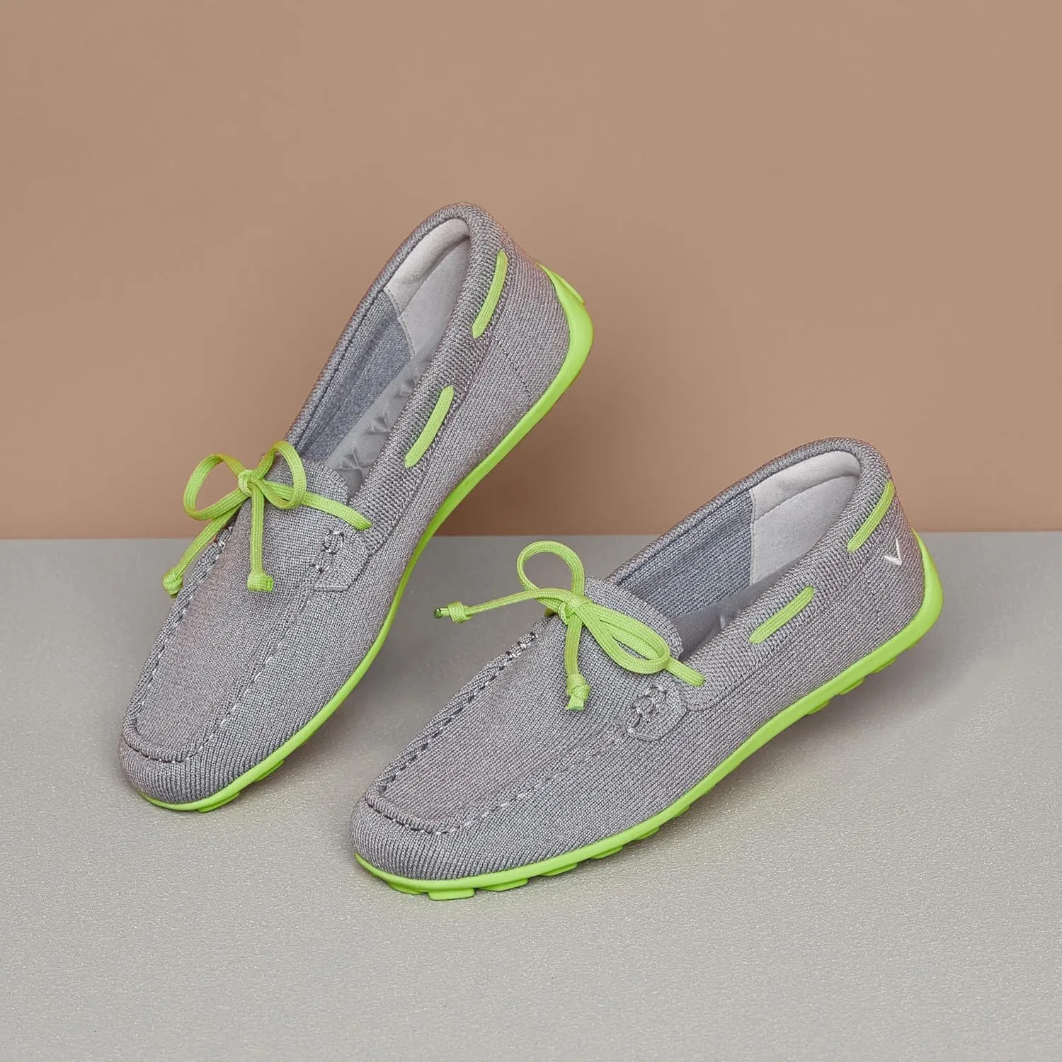 VIVAIA Jackie Women Loafers Square-Toe Embroidered Slip on Loafer Shoes for Women Comfortable Flat Shoe