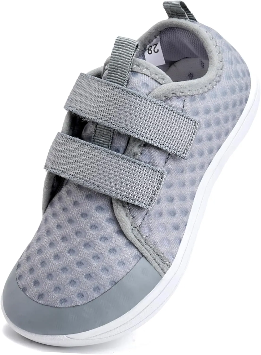 WateLves Wide Toddler Water Shoes Kids Barefoot Beach Swim Aqua Shoes Boys Girls Breathable Mesh Walking Hook and Loop Sneakers