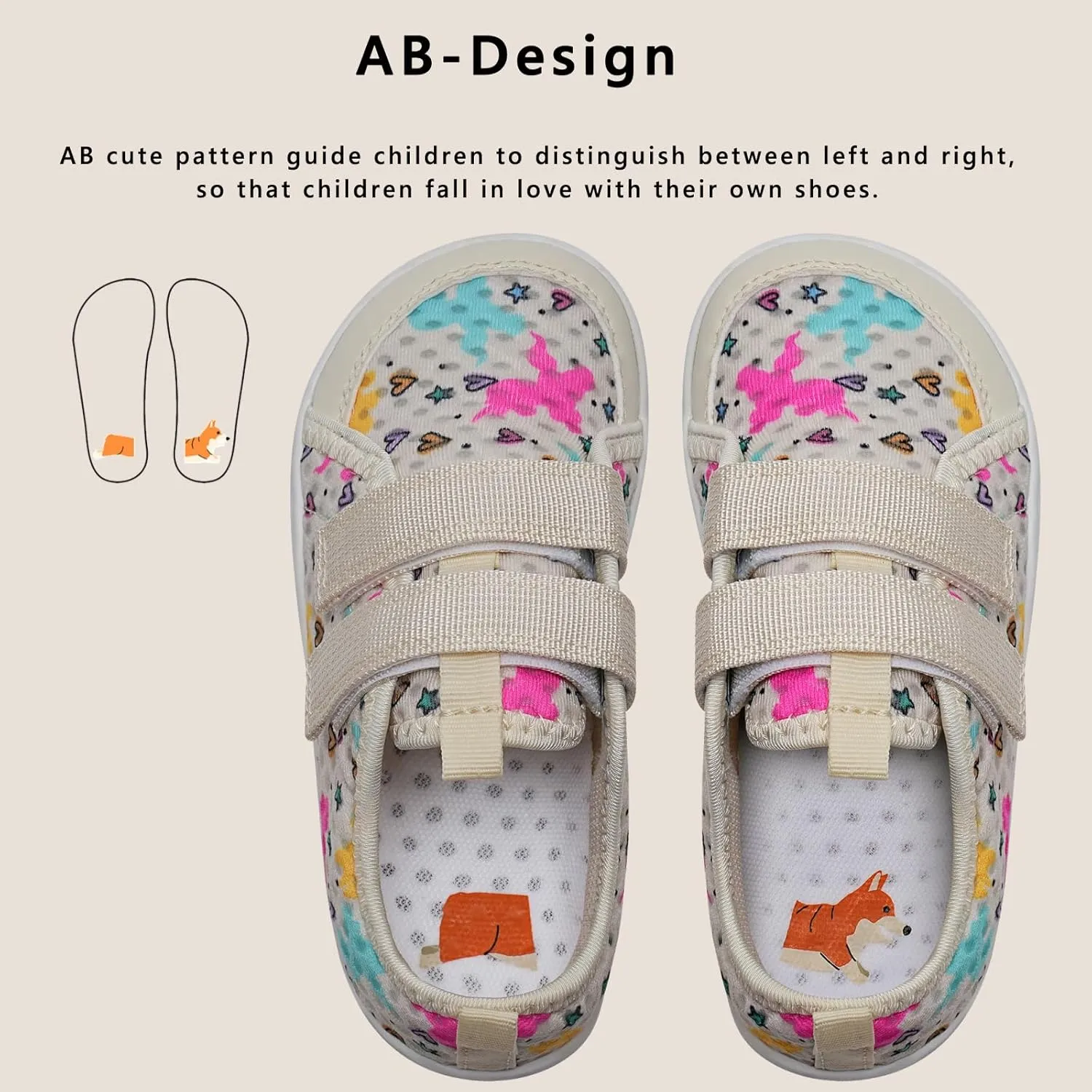 WateLves Wide Toddler Water Shoes Kids Barefoot Beach Swim Aqua Shoes Boys Girls Breathable Mesh Walking Hook and Loop Sneakers