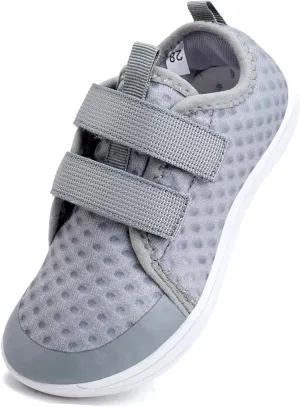 WateLves Wide Toddler Water Shoes Kids Barefoot Beach Swim Aqua Shoes Boys Girls Breathable Mesh Walking Hook and Loop Sneakers