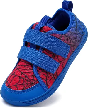 WateLves Wide Toddler Water Shoes Kids Barefoot Beach Swim Aqua Shoes Boys Girls Breathable Mesh Walking Hook and Loop Sneakers