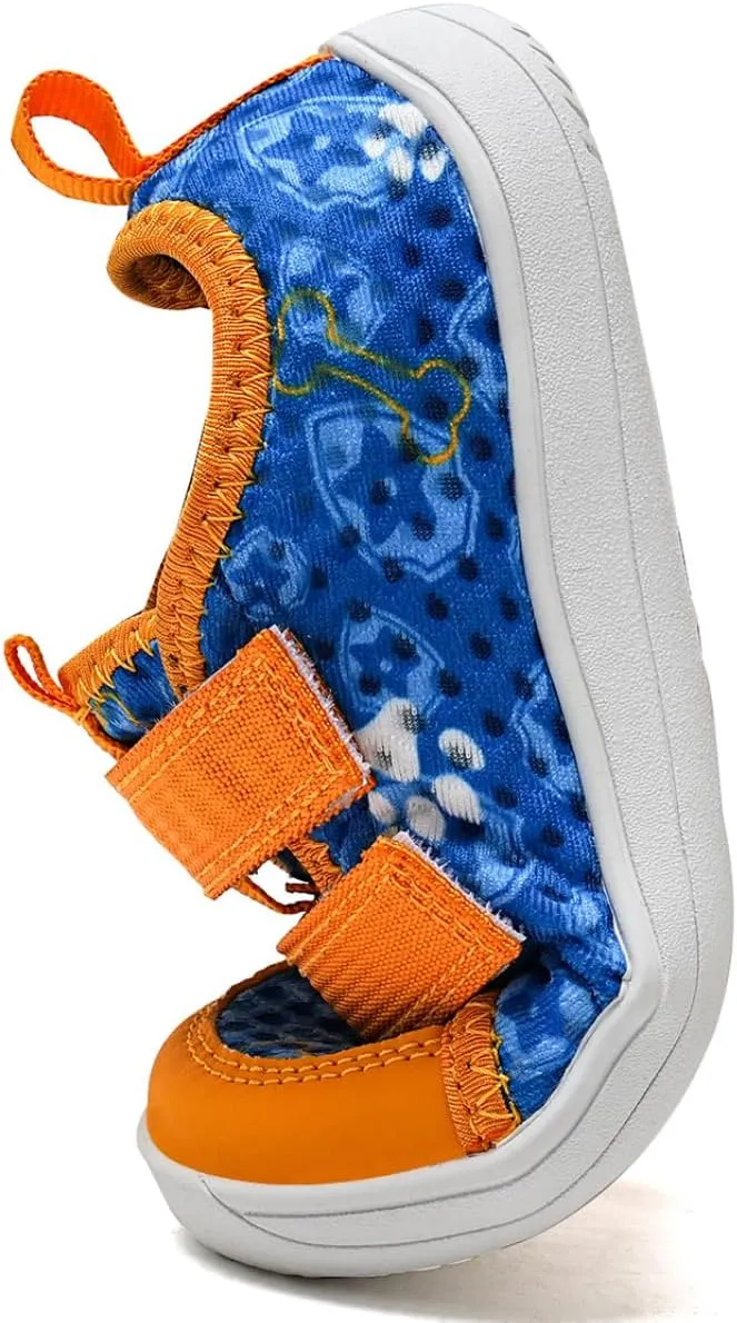 WateLves Wide Toddler Water Shoes Kids Barefoot Beach Swim Aqua Shoes Boys Girls Breathable Mesh Walking Hook and Loop Sneakers