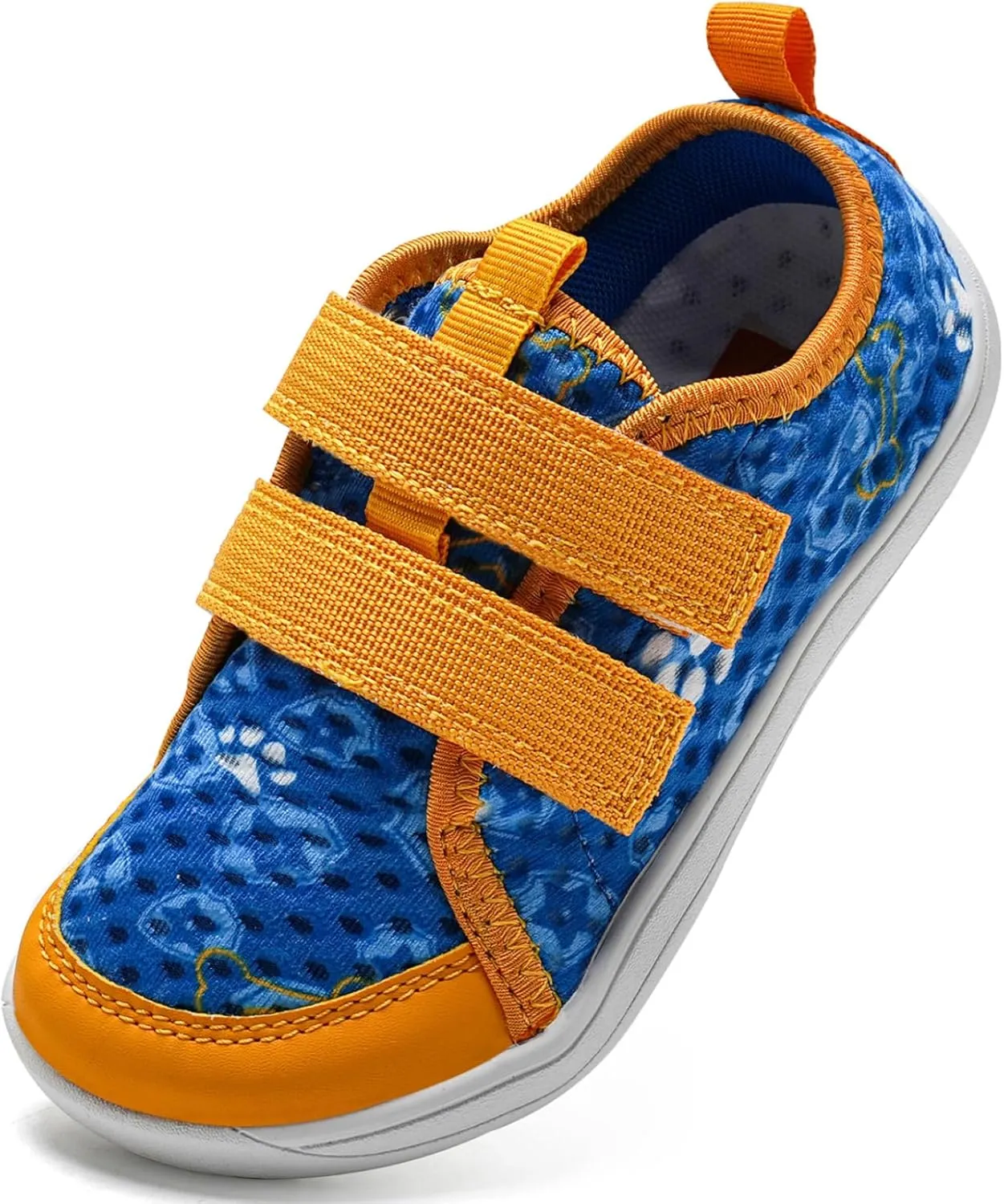 WateLves Wide Toddler Water Shoes Kids Barefoot Beach Swim Aqua Shoes Boys Girls Breathable Mesh Walking Hook and Loop Sneakers