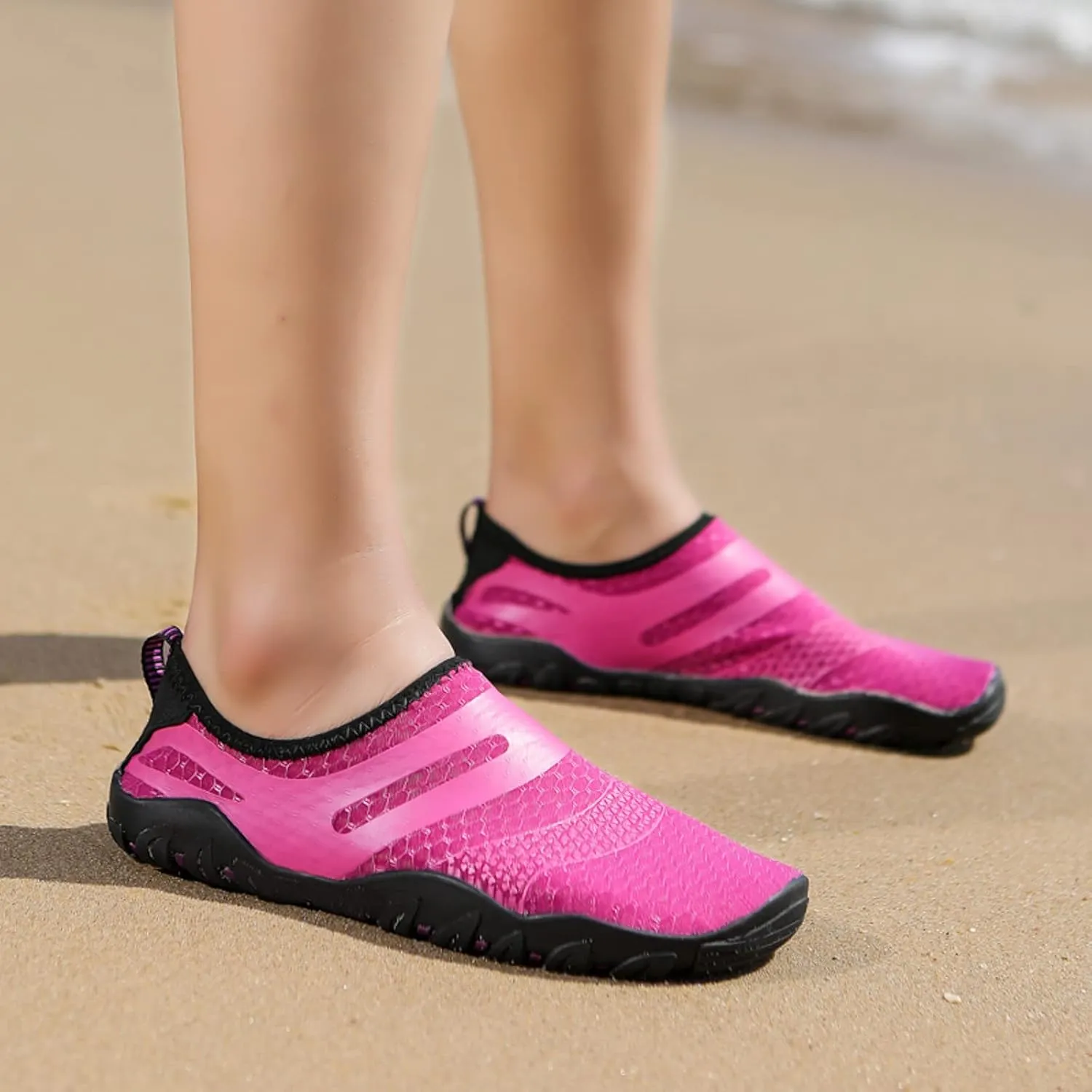 Water Shoes for Women with Arch Support Slip on for Men Women Water Hiking Shoes Water Shoes for Women Wide Beach Shoes with Drainage for Water Sports Travel Walk