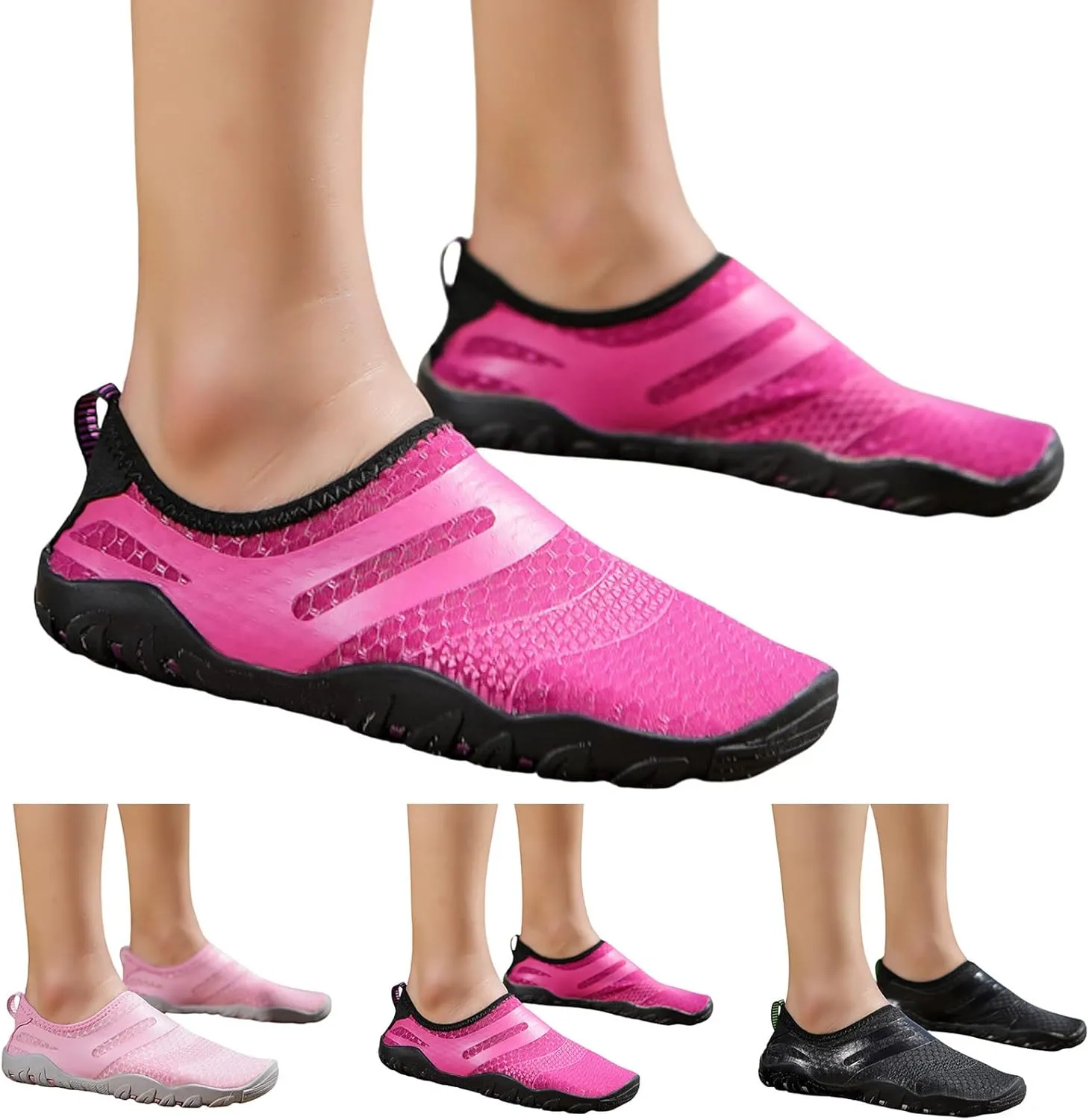 Water Shoes for Women with Arch Support Slip on for Men Women Water Hiking Shoes Water Shoes for Women Wide Beach Shoes with Drainage for Water Sports Travel Walk