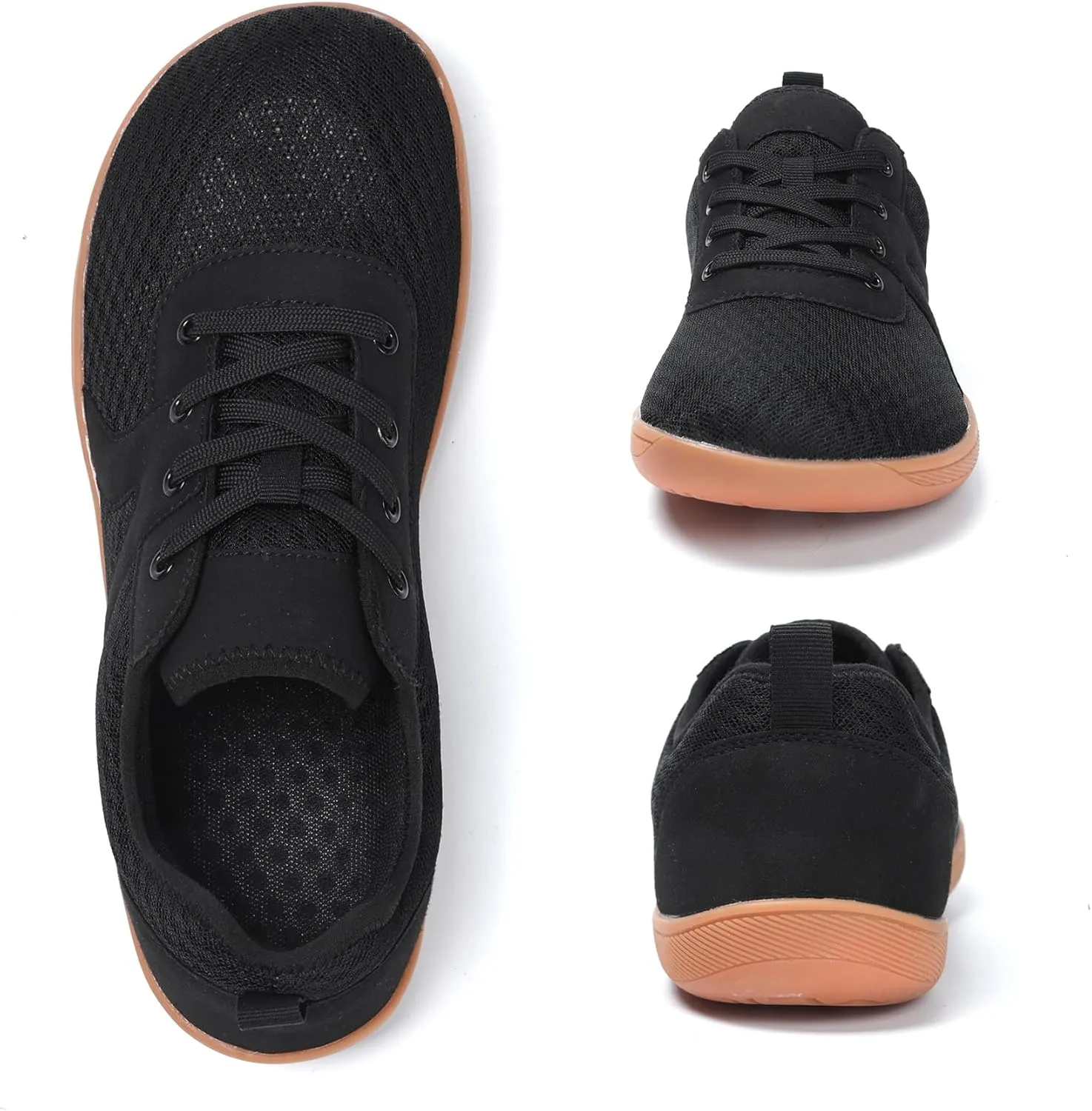 Water Shoes Men Wide Toe Zero Drop Extra Wide Width Sneakers Adult Minimalist Barefoot Shoes Men for Running Walking Fishing Hiking Water